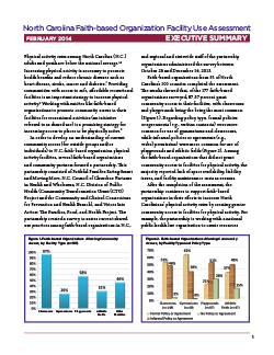 North Carolina Faith-based Organization Facility Use Assessment Executive Summary